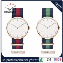 Nato Nylon Daniel Wellington hombres mujeres suizas clásico reloj (DC-502)